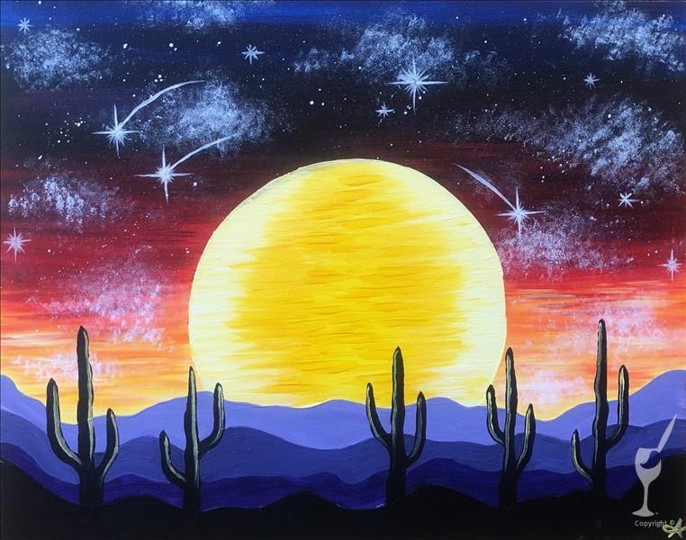 How to Paint Get SOCIAL Friday Night! ~ Desert Dreamin'