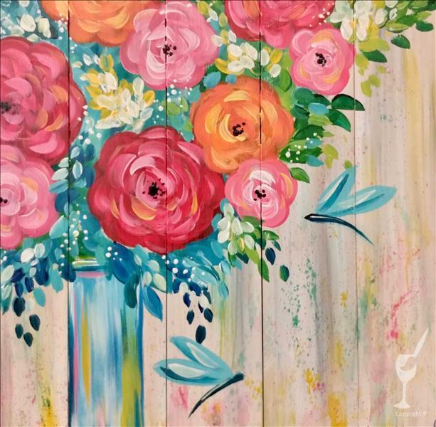 Whimsy in Bloom - Canvas or Wood