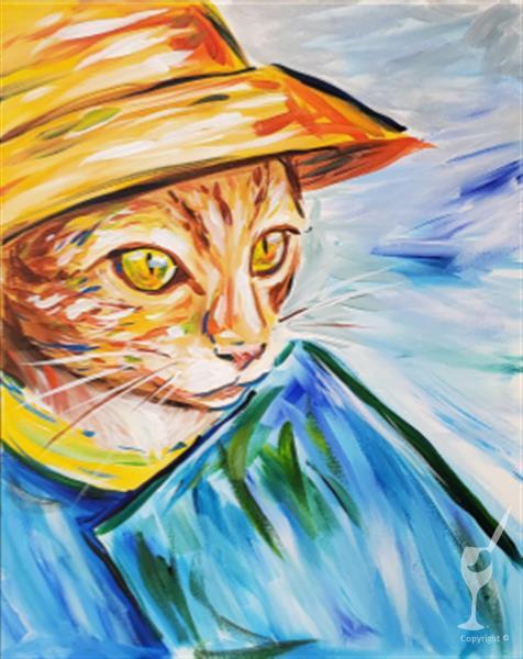 Van Gogh Your Pet - Cat - Custom Art