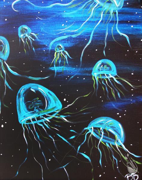 *GLOW IN THE DARK* Glowing Jelly Fish (Ages 10+)