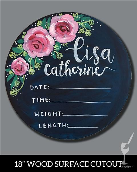 Pop In & Do It Yourself | Baby Welcome Sign