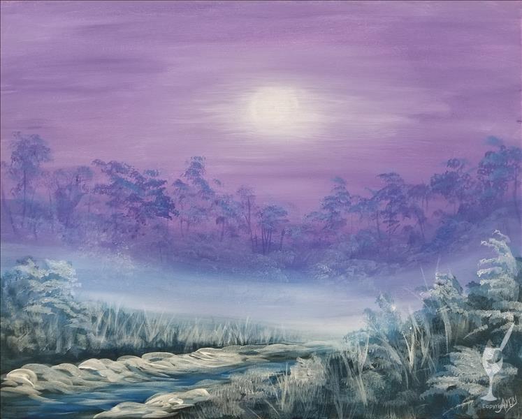 How to Paint Snowy Morning Walk