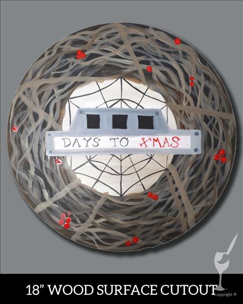 Haunted Holiday Countdown Cutout