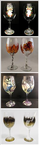 Choose Any Glass Art & House Pour Included