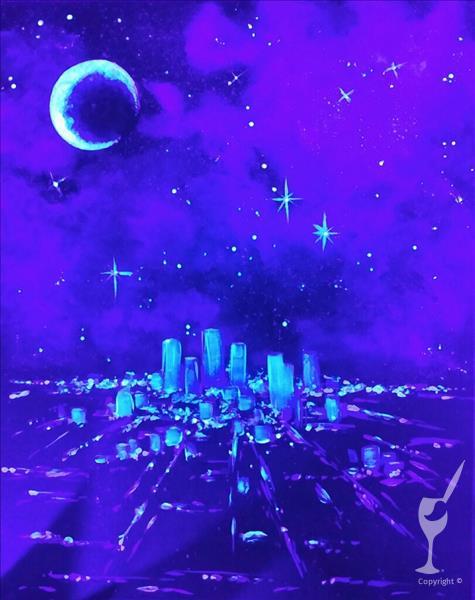 Cosmic Cityscape BLACKLIGHT
