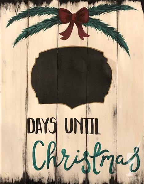 Holiday Countdown - Rustic