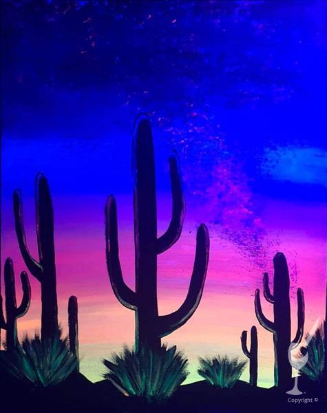 A Milky Way Desert BLACKLIGHT