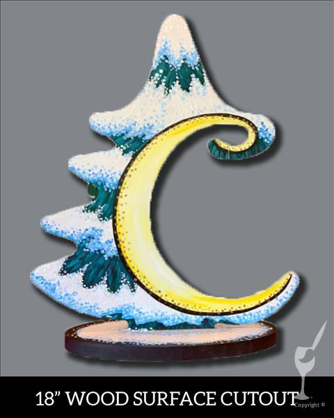 Festive Tree Ornament Hanger Cutout