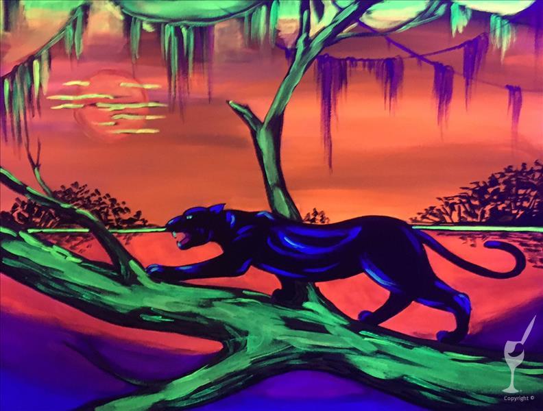 Black Panther Sunset BLACKLIGHT