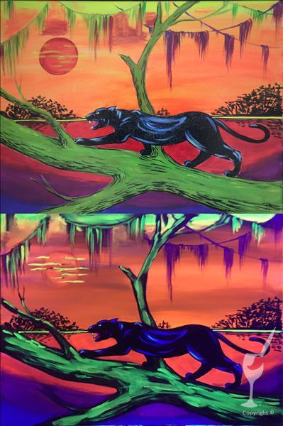 Black Panther Sunset Blacklight Set