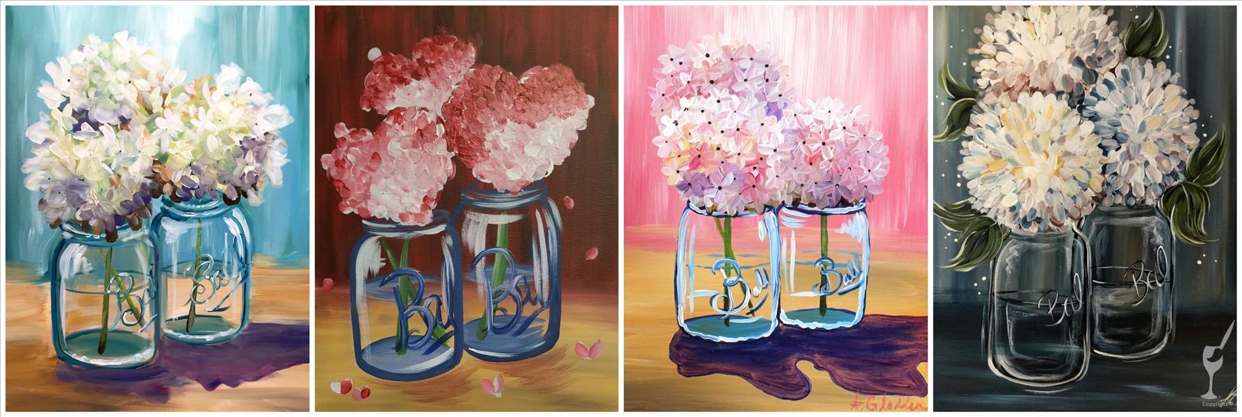 How to Paint DATE NIGHT - Pick Your Hydrangeas