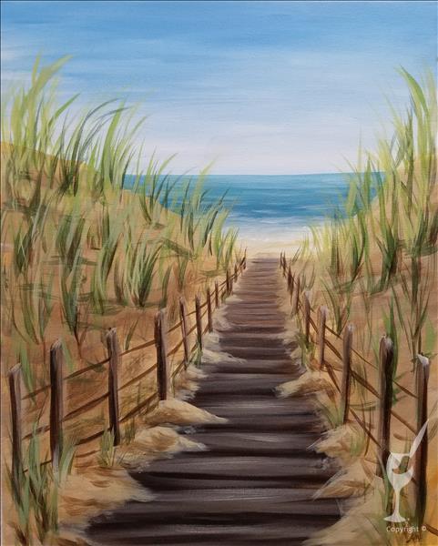 Daytime ART: Beachy Boardwalk