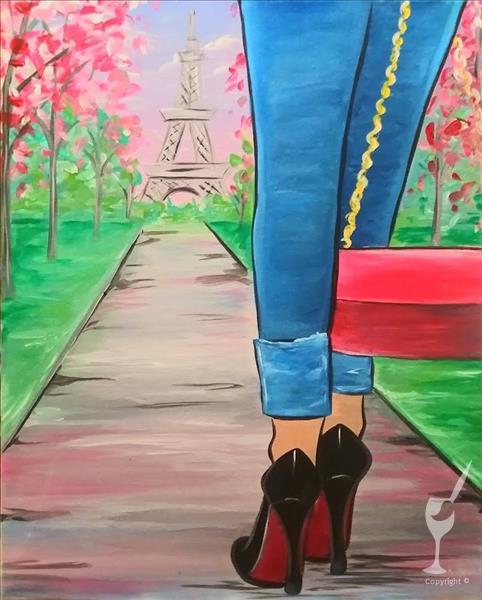How to Paint Paris in Heels