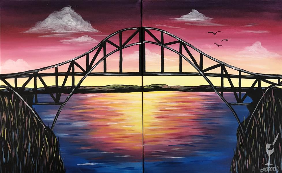 Date Night-Sunset at the Harbor Bridge - Set