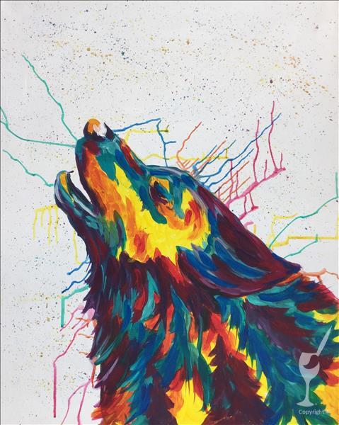 Colorful Wolf