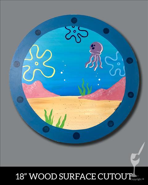 Who Lives Under the Sea? THEME NIGHT!  Wood Cutout