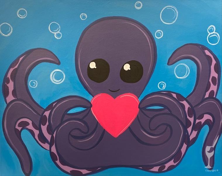 NEW! - Be Mine Octopus - ALL-AGES!