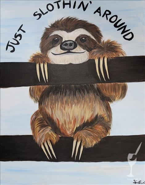 Meet & Paint Xena The Sloth !