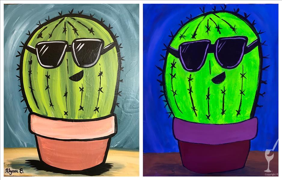 One Cool Cactus Blacklight Set