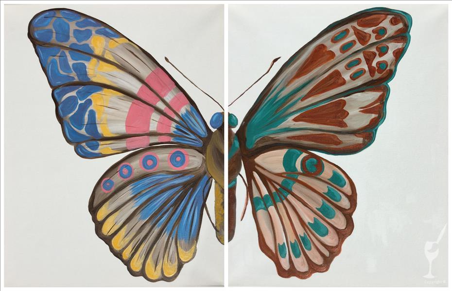 How to Paint BFF Butterflies - Set requires 2 seats