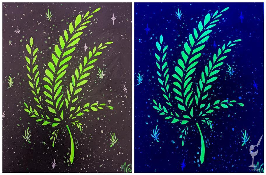 Space Leaf Blacklight Set