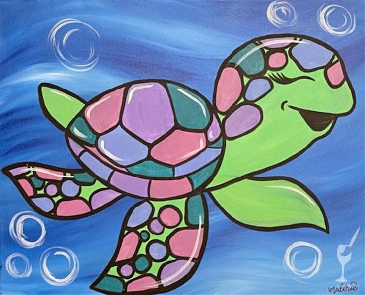 Mommy and Me Colorful Turtles - Side 1