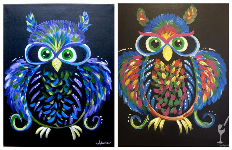 How to Paint FAMILY FUN: choose your Owl's colors