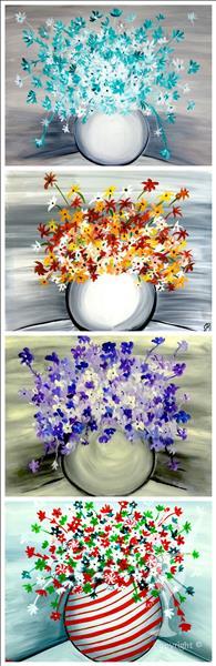Manic Mondays! You Pick The Petals Painting