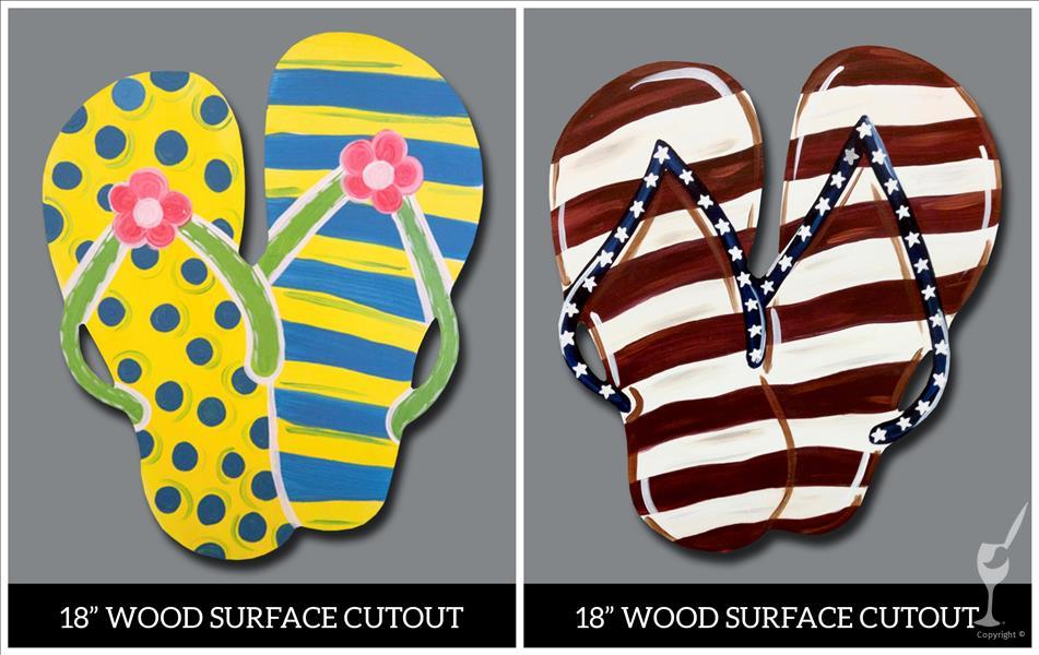 Summer Flip Flop Cutout Set