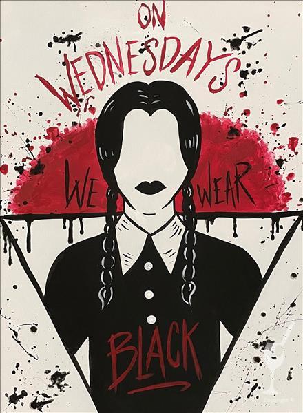 How to Paint On Wednesdays We Wear Black **Special Event**