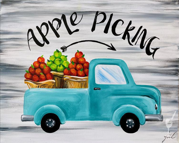 Mimosa Sunday: Apple Picking Truck