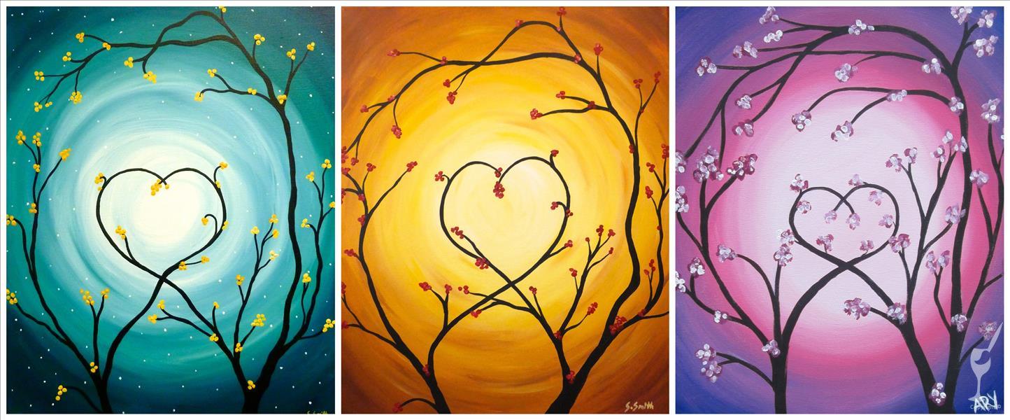 Love Blossom~Single Canvas- Choose your color!