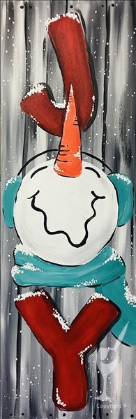 Snowman Joy | Tall Size - Free Mimosa & add Candle