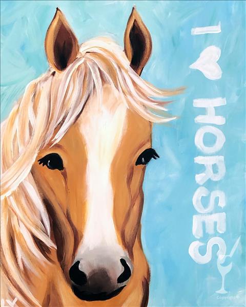 How to Paint I Heart Horses