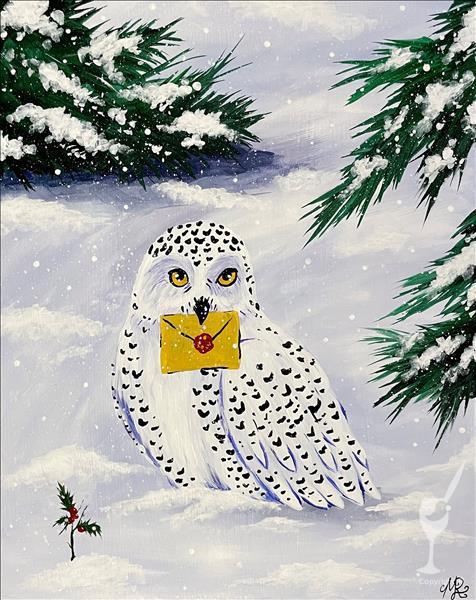 How to Paint WILDLIFE WEDNESDAY: Owl Delivery!