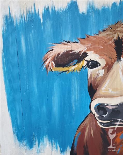 NEW ART-Rustic Cow on Any Product!