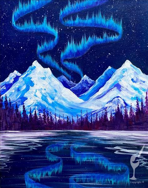BLACK LIGHT ~ Icy Blue Mountains (MAKE IT GLOW)