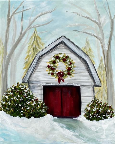 How to Paint Holiday Barn