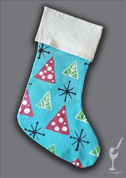 Midcentury Modern Stocking