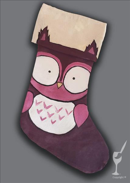 Cute Owl Stocking