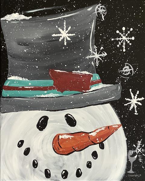 Montana Snowman & Add a Christmas Candle