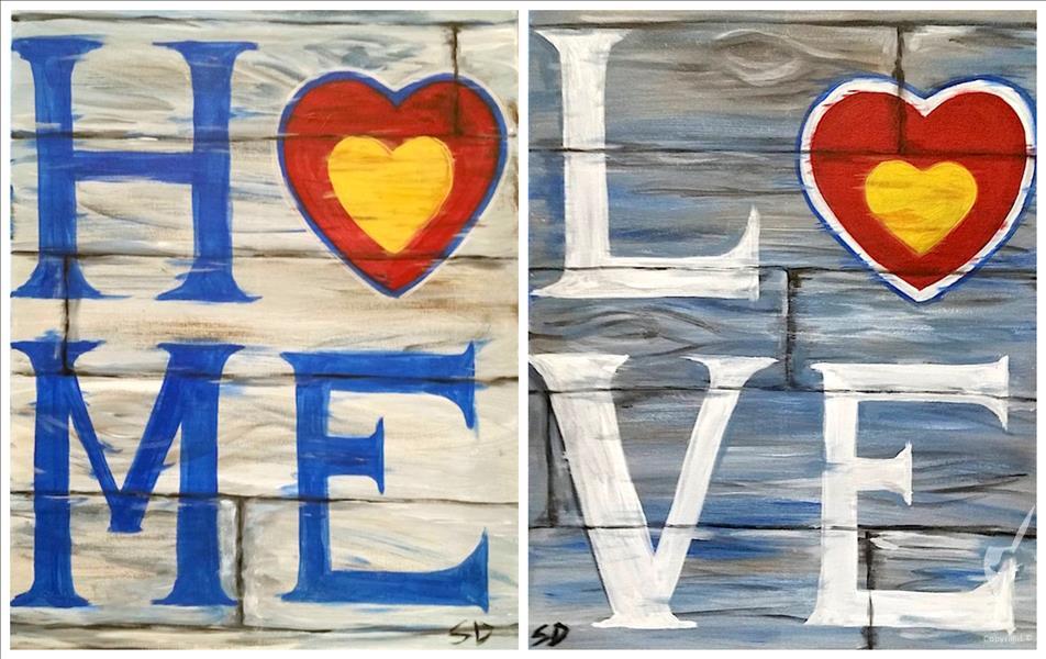 Rustic Colorado Home or Love | Canvas or Wood!