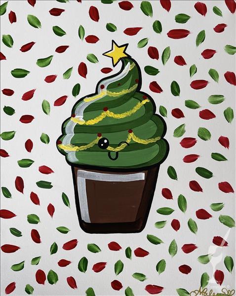 Holiday Kawaii Dessert Series - Cupcake