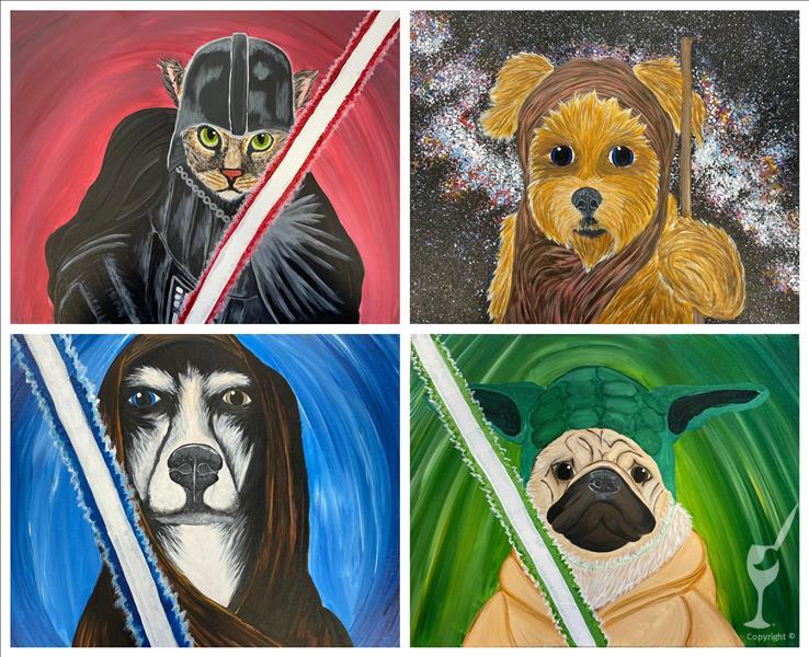 May The Force Be With YOUR Pet -WE Pre-Sketch!