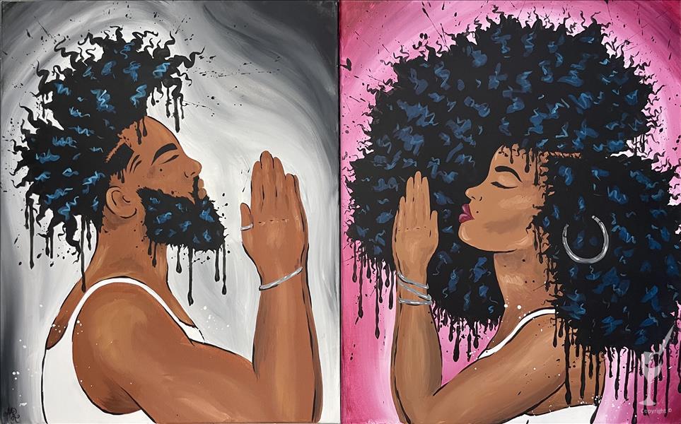 How to Paint Black History Month Date Night Positive Vibes