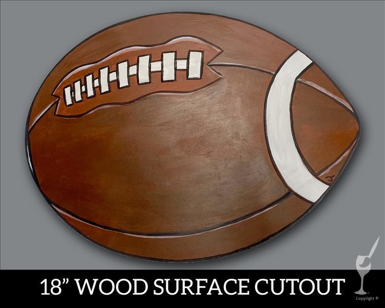 $5.00 OFF Customize Your Wooden Football