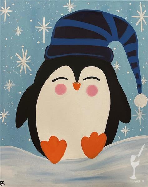 *FAMILY FUN ART* Cutesy Penguin!