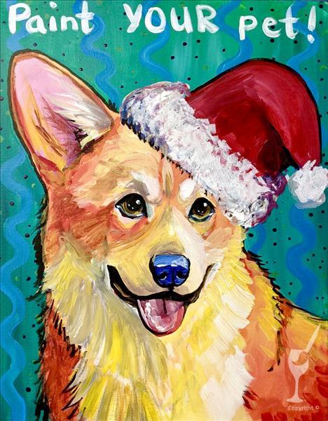 Paint Your Pet - Christmas Pop Art - In Studio