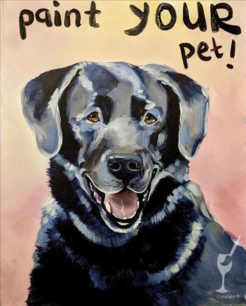 Paint Your Pet * Ages 16&Up * Pre-Drawn On