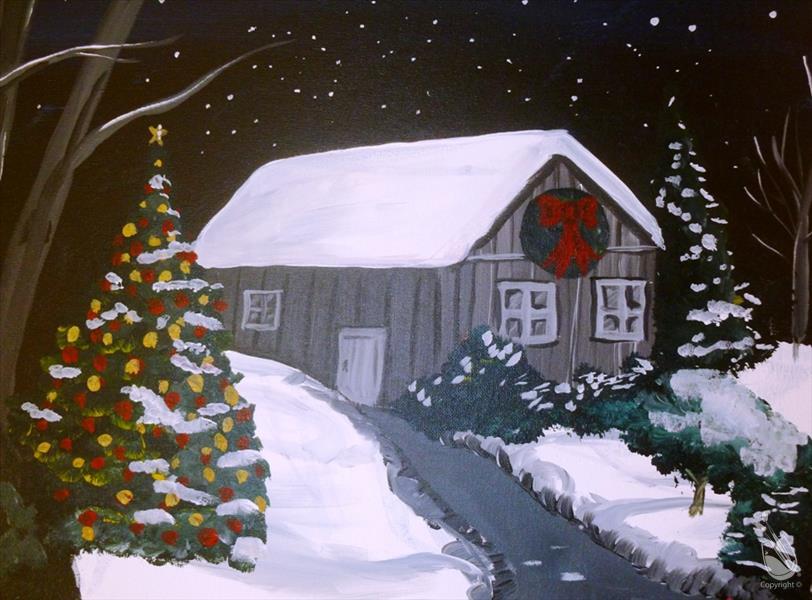 Christmas Log Cabin